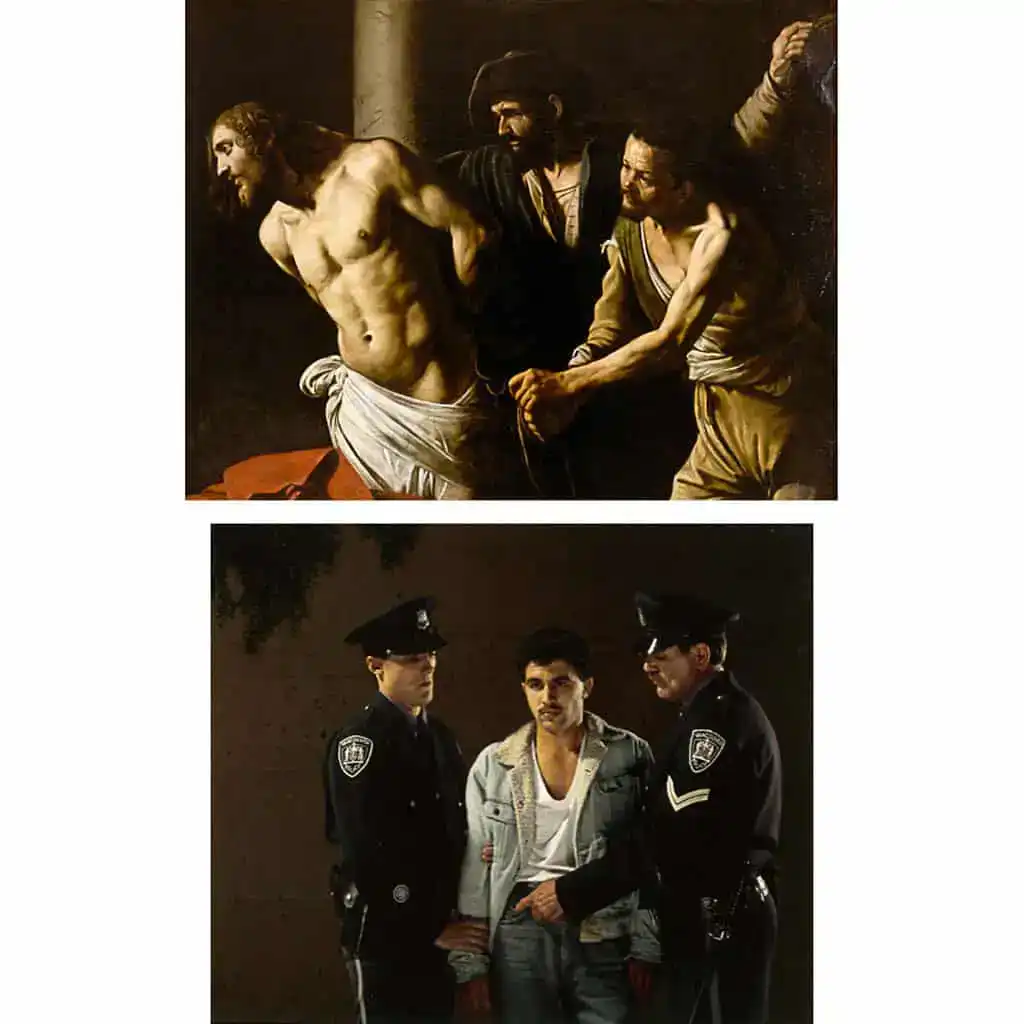 caravage,-flagellation,-christ,-jeff-wall,-the-arrest,-photography