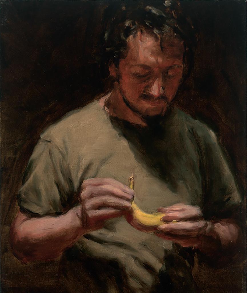 michael borremans, artiste peintre, peinture, portrait, the banana